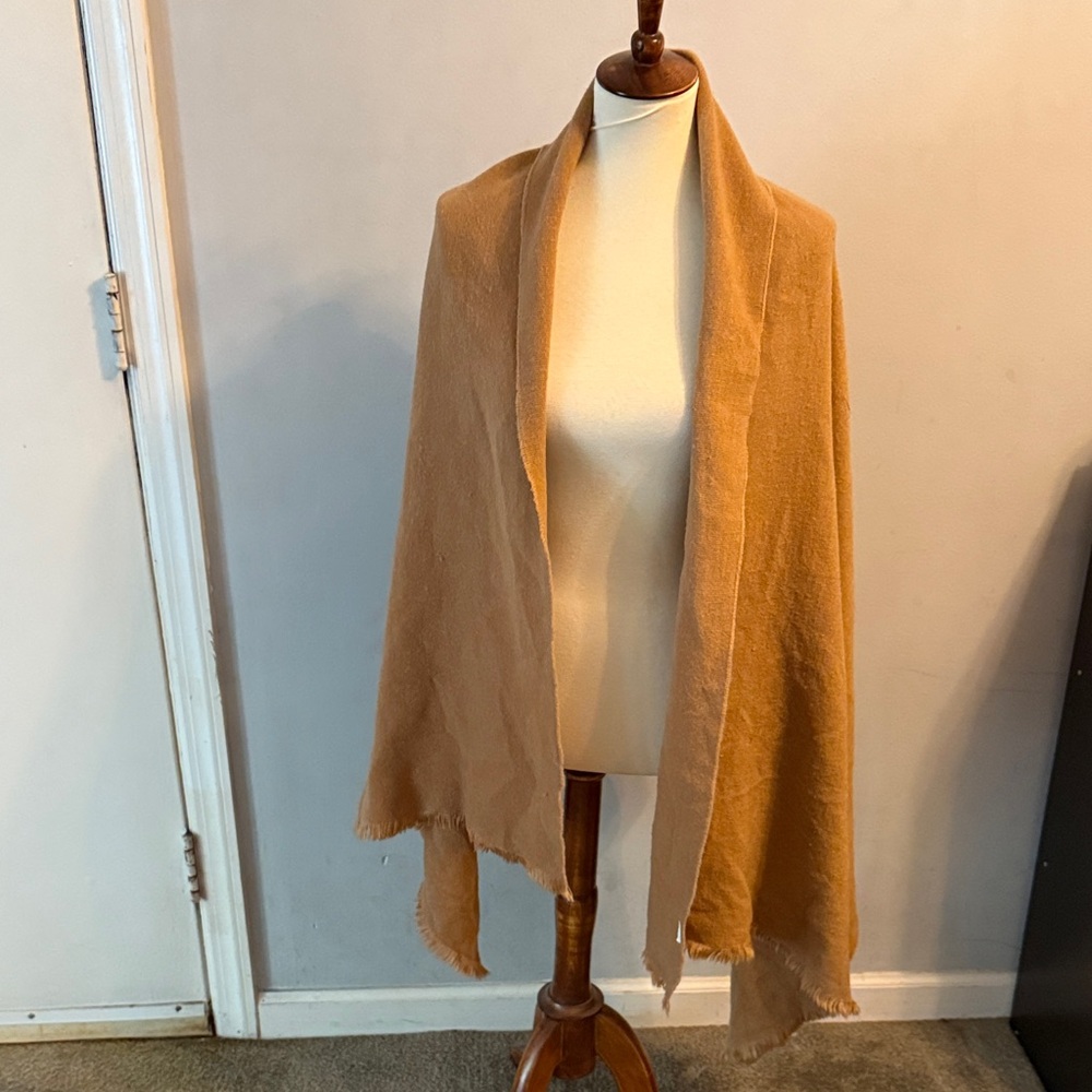 Large  Tan Women's Shawl